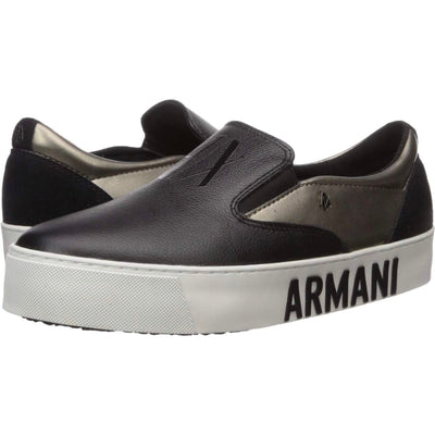 Sneakers slip-on - Armani Exchange - Taxi Bleu Moda Donna - 2000000078007