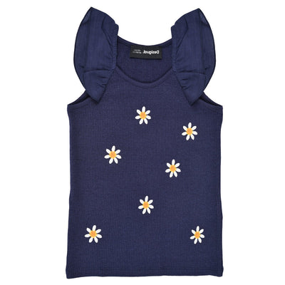 T-shirt Garbo -DESIGUAL bambina - Taxi Bleu Moda Donna -