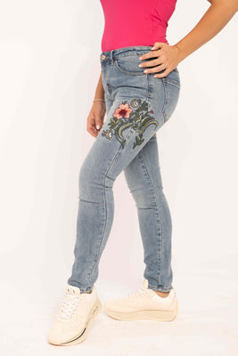 Jeans con ricami - Vero Moda - Taxi Bleu Moda Donna - 2000000046624