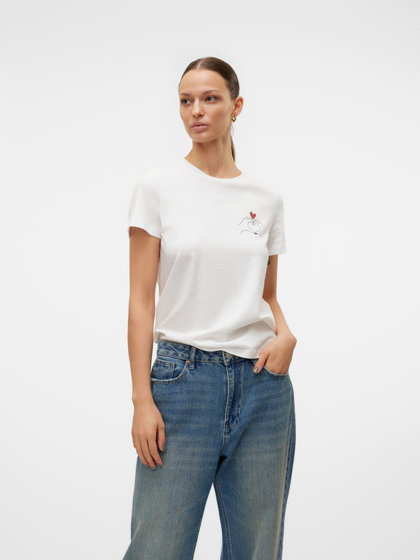 T-shirt con stampa Viva - Vero Moda