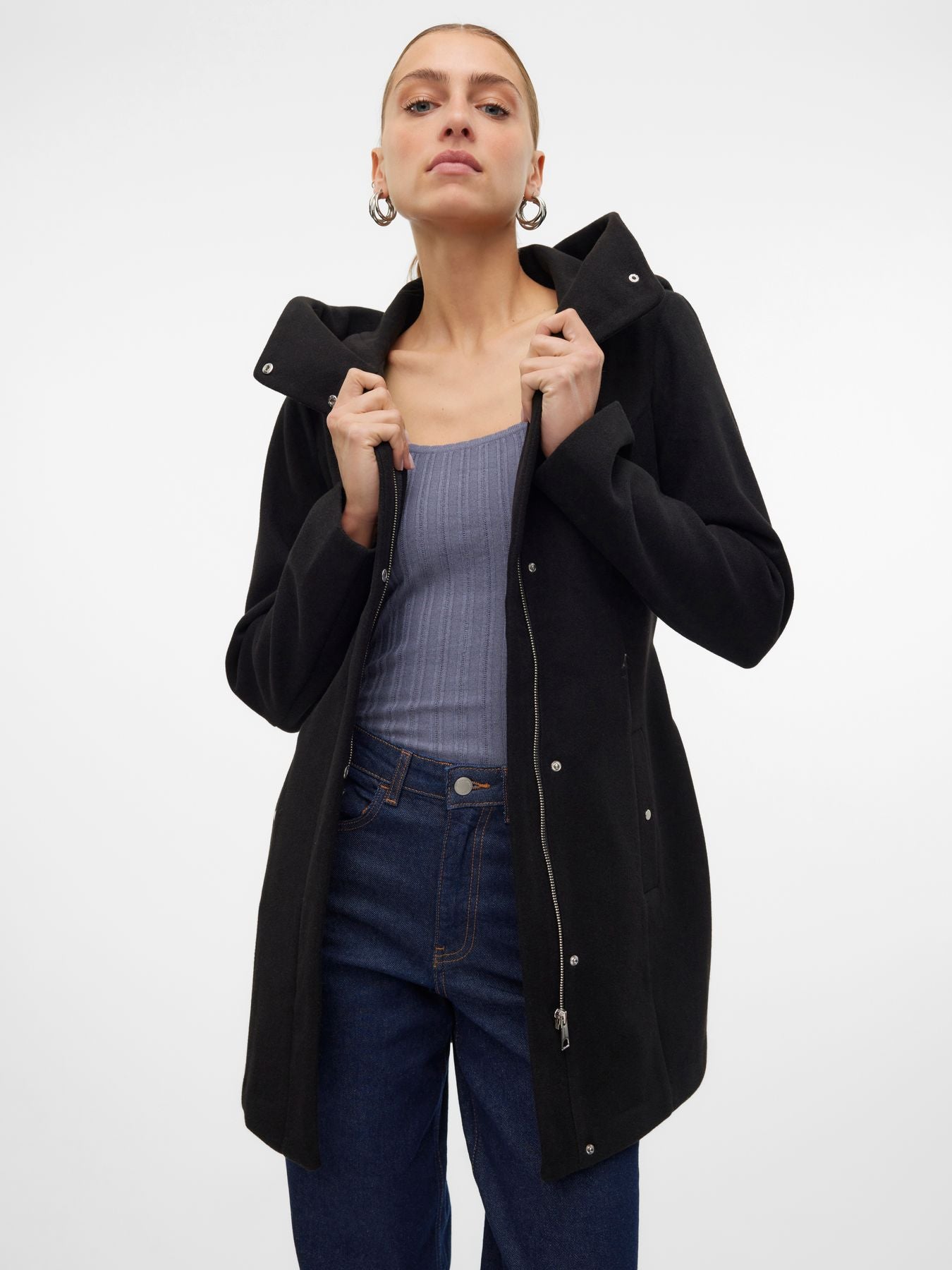 Cappotto con cappuccio Popliva - Vero Moda