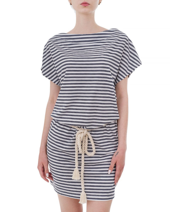 Abito a righe - Emporio Armani 7 - Taxi Bleu Moda Donna - 2000000085654