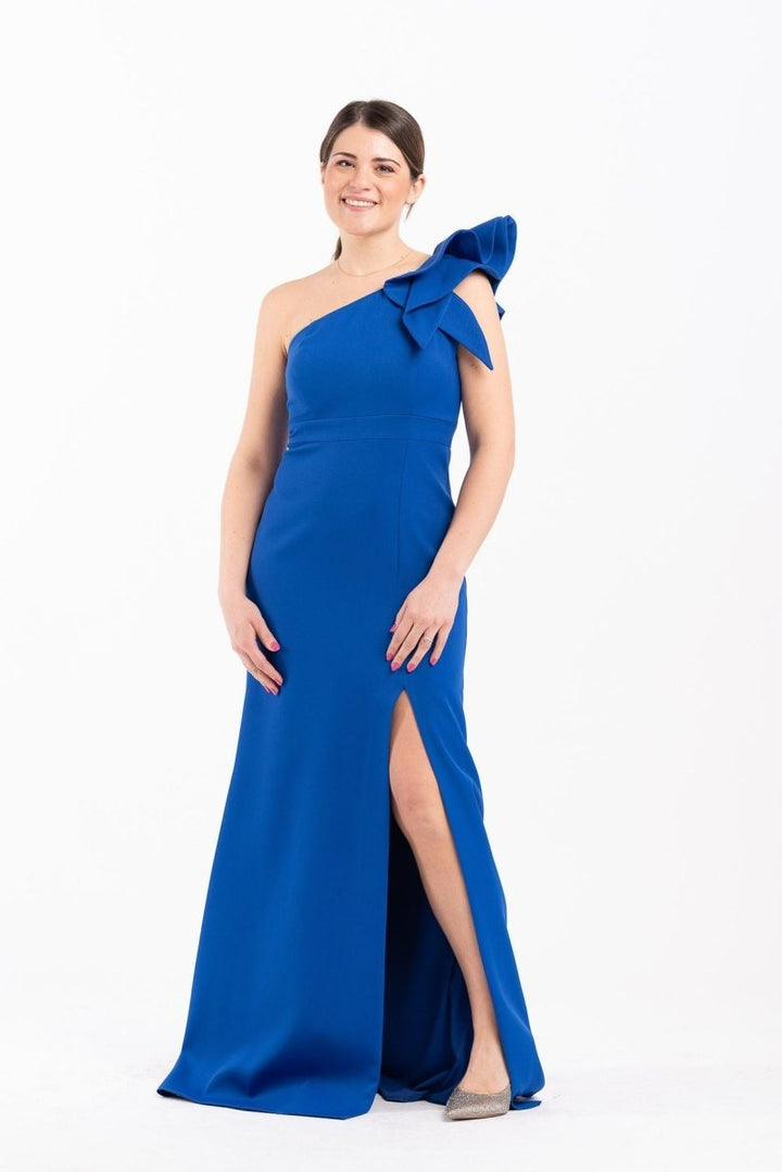 Abito monospalla+stola - Solo Gioie - Taxi Bleu Moda Donna - 2000000086637