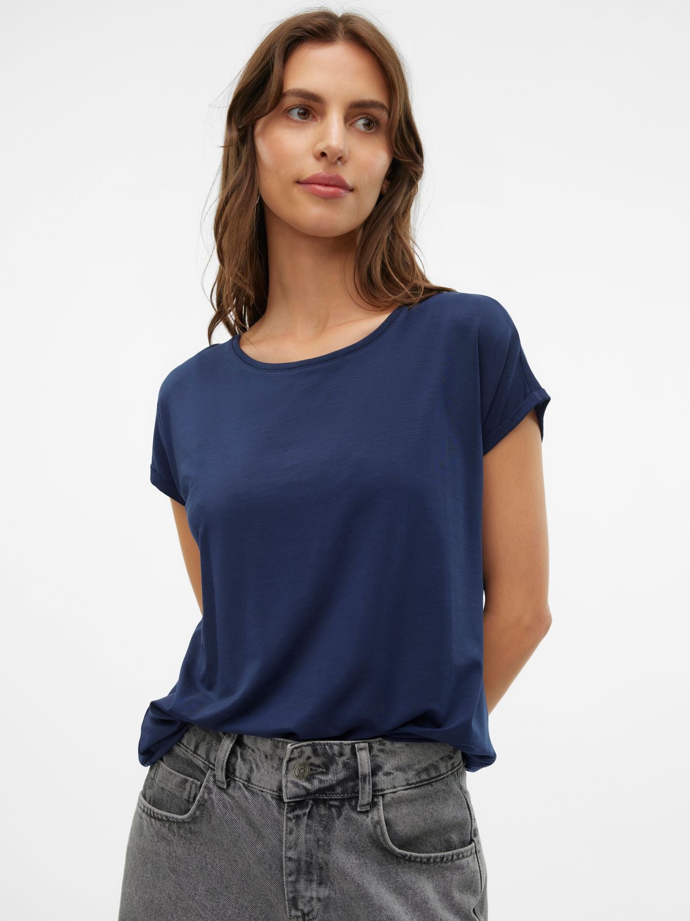 Top Mava - Vero Moda  10284468-blu notte  2000000110295