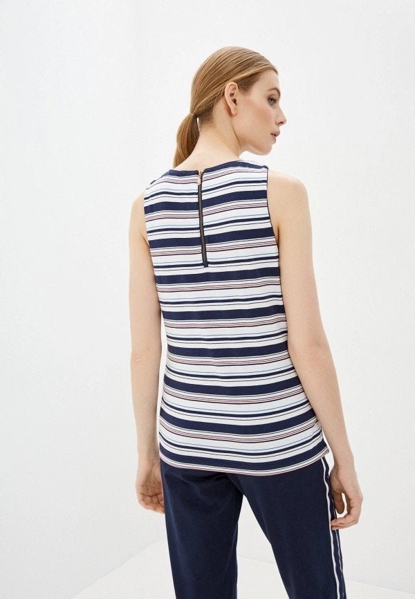 Canotta a righe- Emporio Armani 7 - Taxi Bleu Moda Donna - 2000000085371