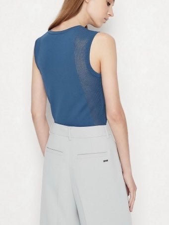 Canotta in maglina - Armani Exchange 3lyh1b 2000000085500 - Taxi Bleu Moda Donna - 2000000085500