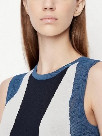 Canotta in maglina - Armani Exchange 3lyh1b 2000000085500 - Taxi Bleu Moda Donna - 2000000085500