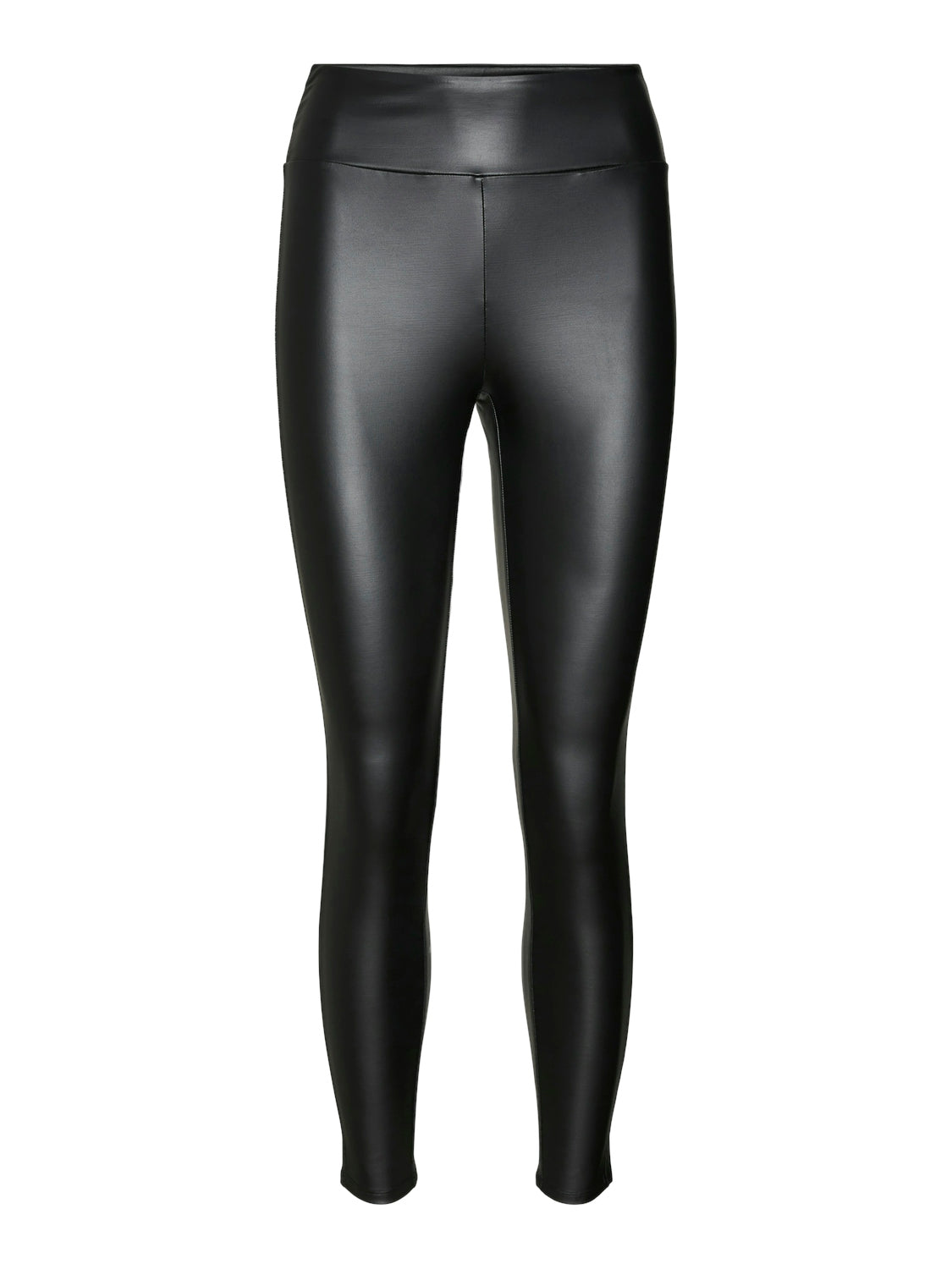 Leggings pelle Suella con fascia in vita - Vero Moda