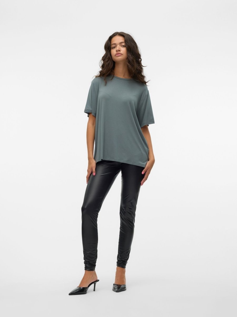 Leggings in pelle Gaya - Vero Moda - Taxi Bleu Moda Donna - 2000000095776