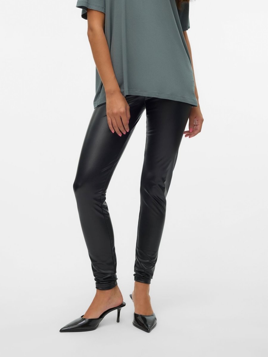 Leggings in pelle Gaya - Vero Moda - Taxi Bleu Moda Donna - 2000000095776