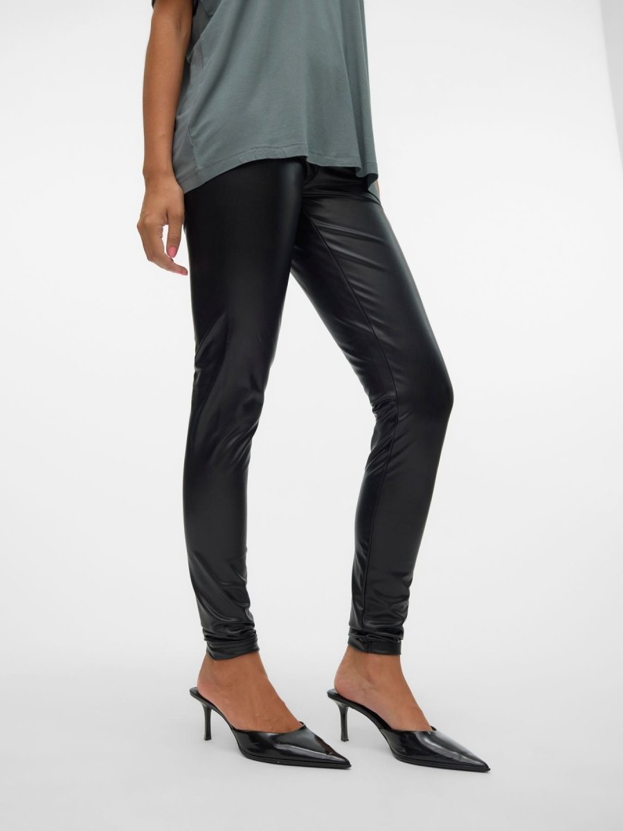 Leggings in pelle Gaya - Vero Moda - Taxi Bleu Moda Donna - 2000000095776