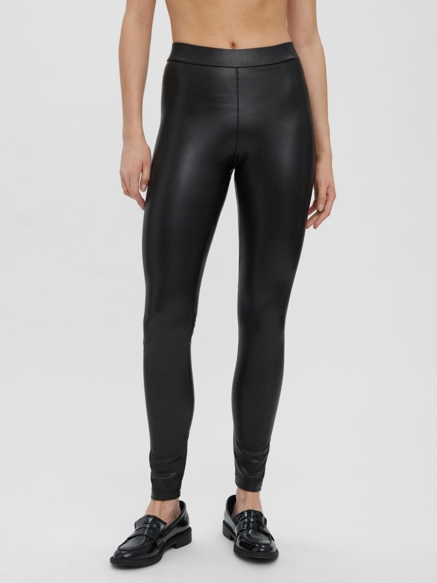 Leggings in pelle Gaya - Vero Moda - Taxi Bleu Moda Donna - 2000000095776