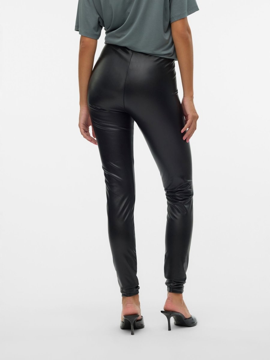 Leggings in pelle Gaya - Vero Moda - Taxi Bleu Moda Donna - 2000000095776