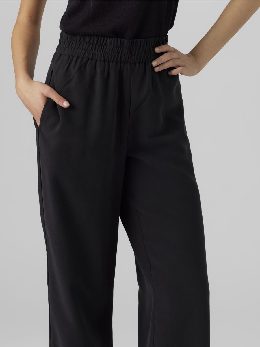 Pantaloni con elastico in vita - Vero Moda - Taxi Bleu Moda Donna - 2000000090580