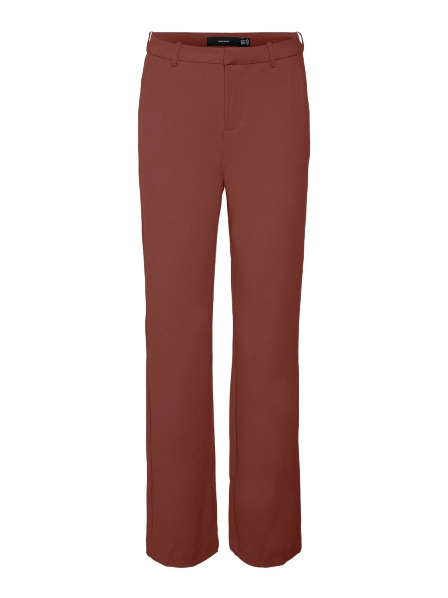 Pantaloni slim straight Zamira - Vero Moda 10255128 - mattone 2000000096353 - Taxi Bleu Moda Donna - 2000000096353