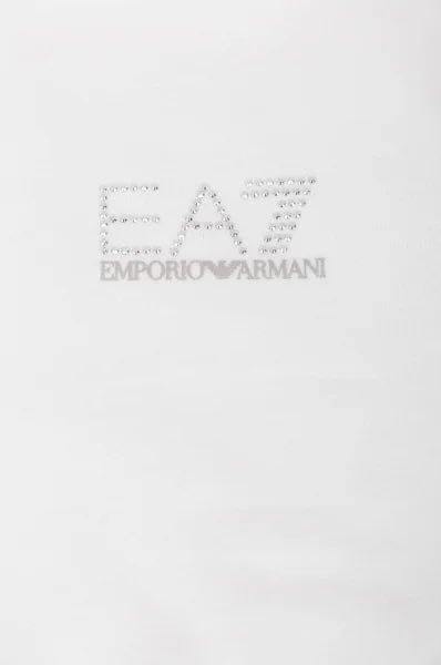 Polo con logo strass - Emporio Armani 7 - Taxi Bleu Moda Donna - 2000000085357