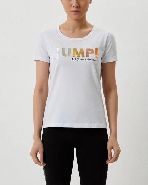 T-shirt stampata - Emporio Armani 7 - Taxi Bleu Moda Donna - 2000000012179