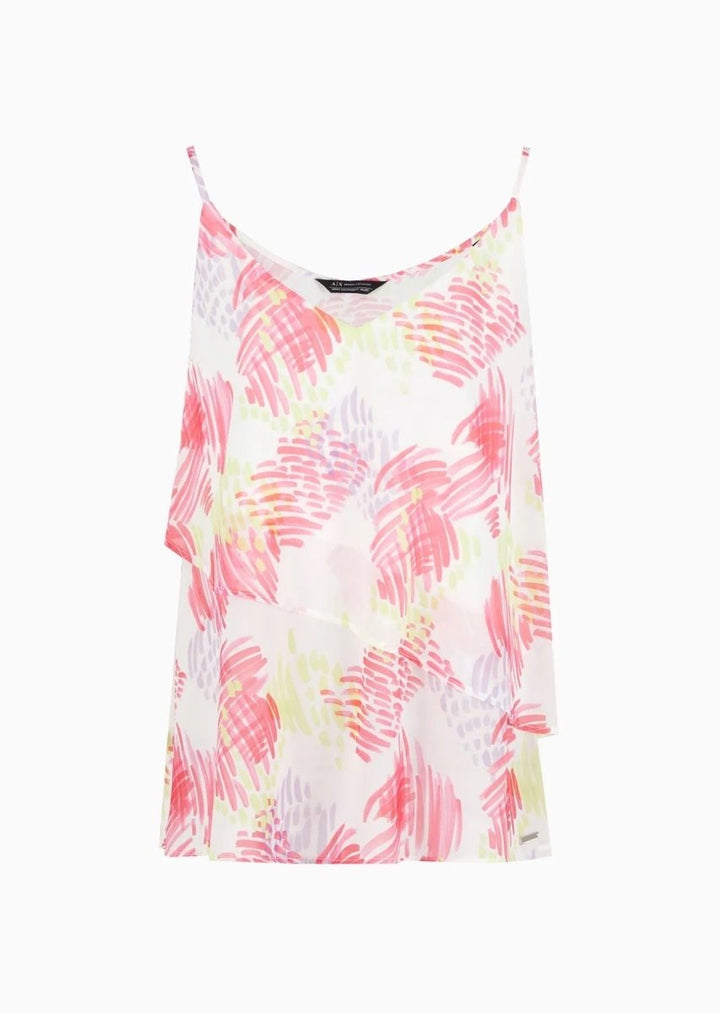 Top stampato - Armani Exchenge - Taxi Bleu Moda Donna - 2000000082400
