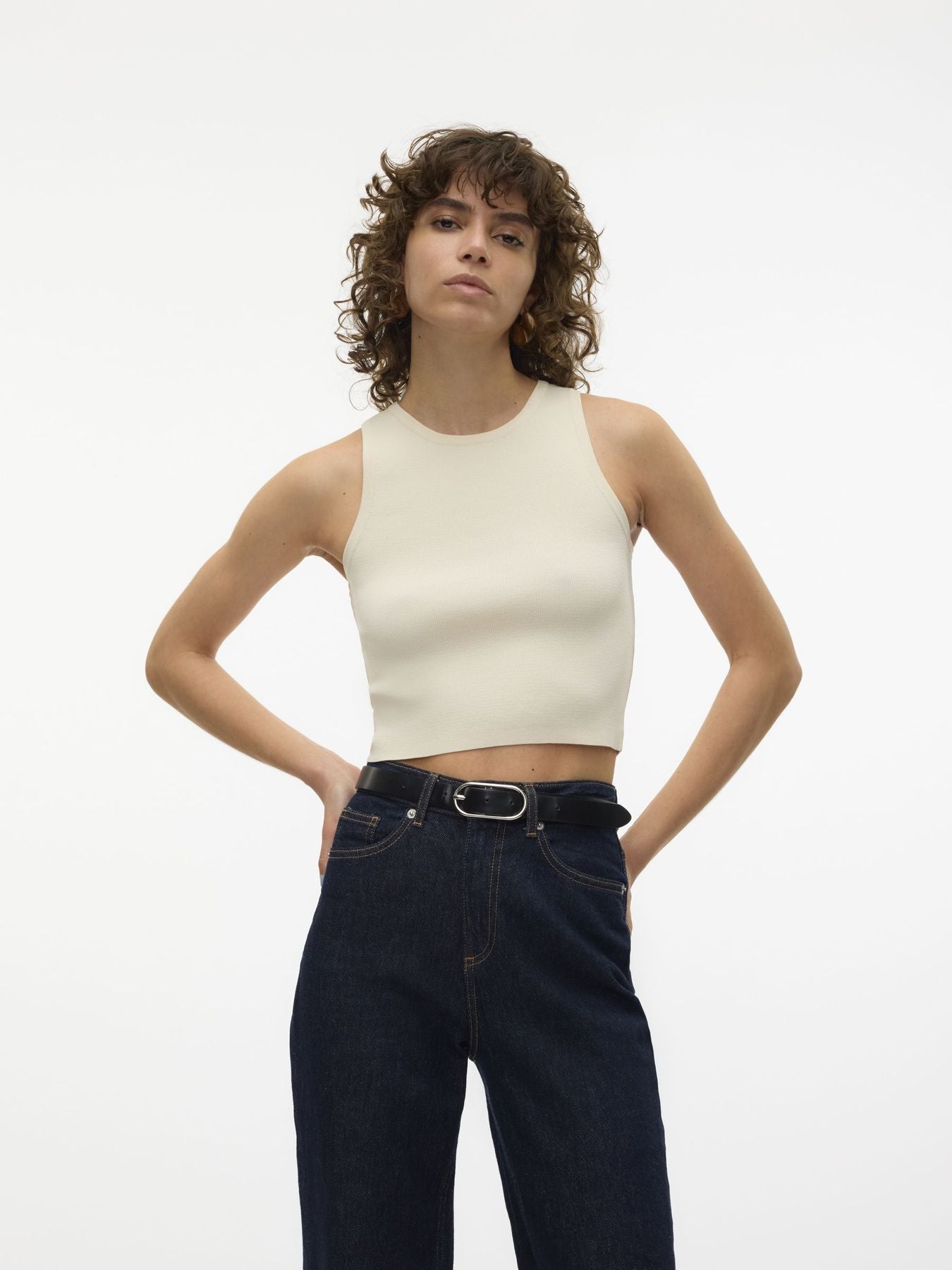 Crop Top Ginny - Vero Moda  10300339-avorio  2000000110370