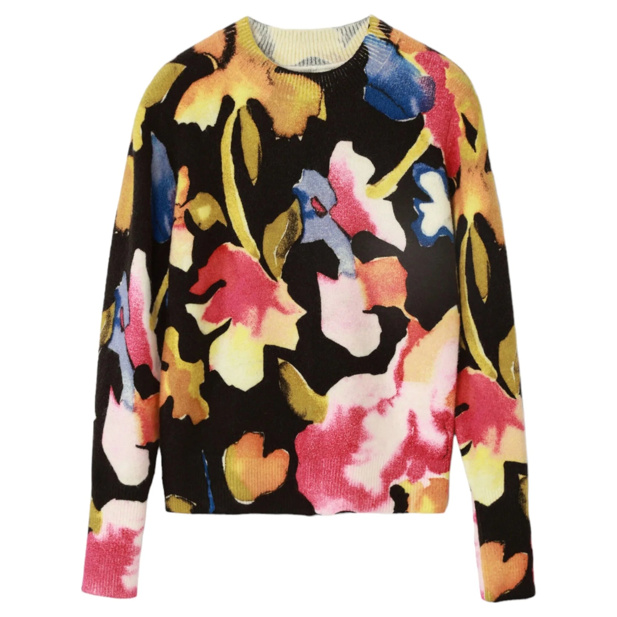 Maglione stampa a fiori - Desigual  24wwjf49  2000000114606