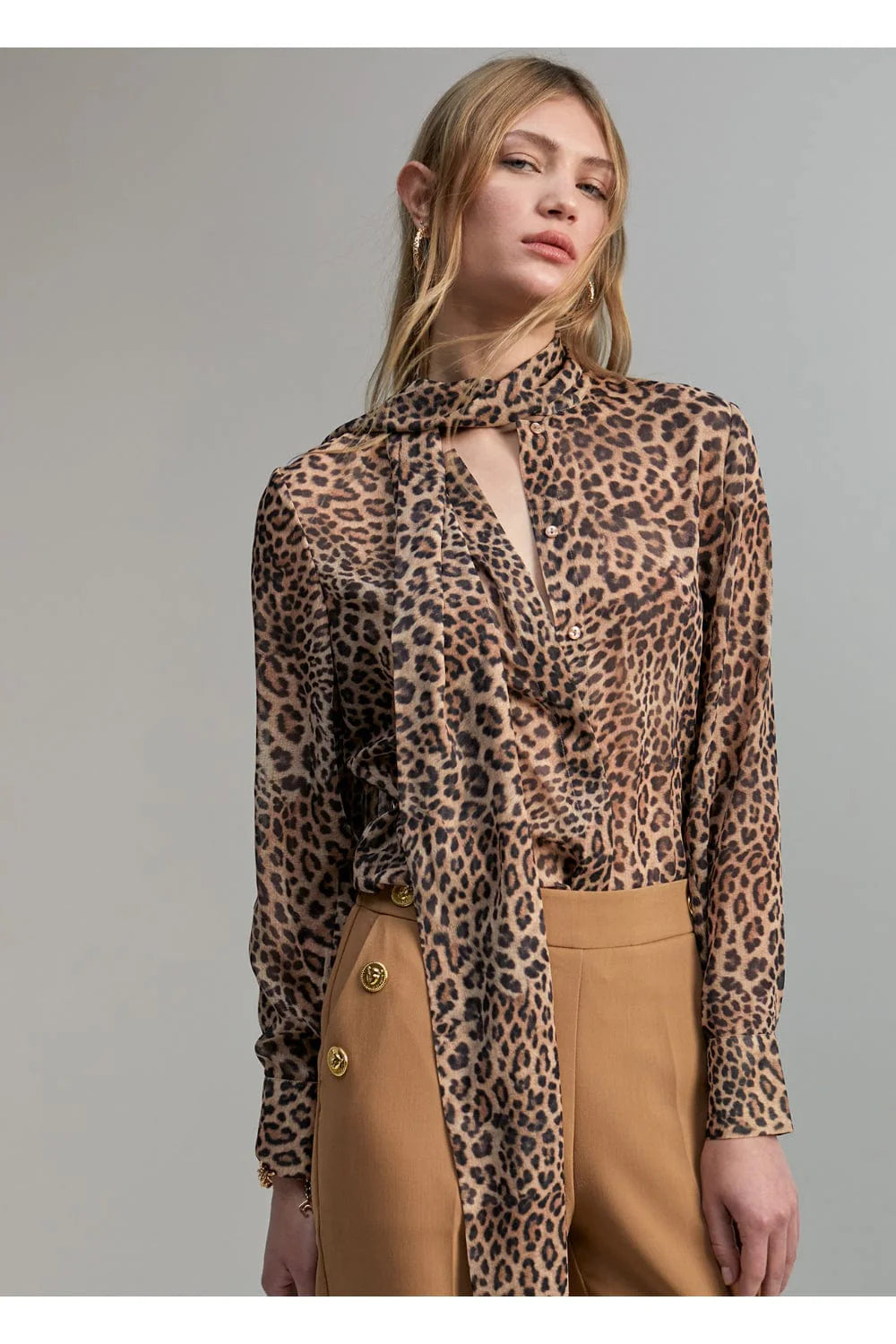 Camicia Animalier leopardata  - Lola Casademunt