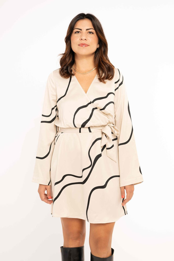 Abito avorio con cinturino - Vero Moda - Taxi Bleu Moda Donna - 2000000040004