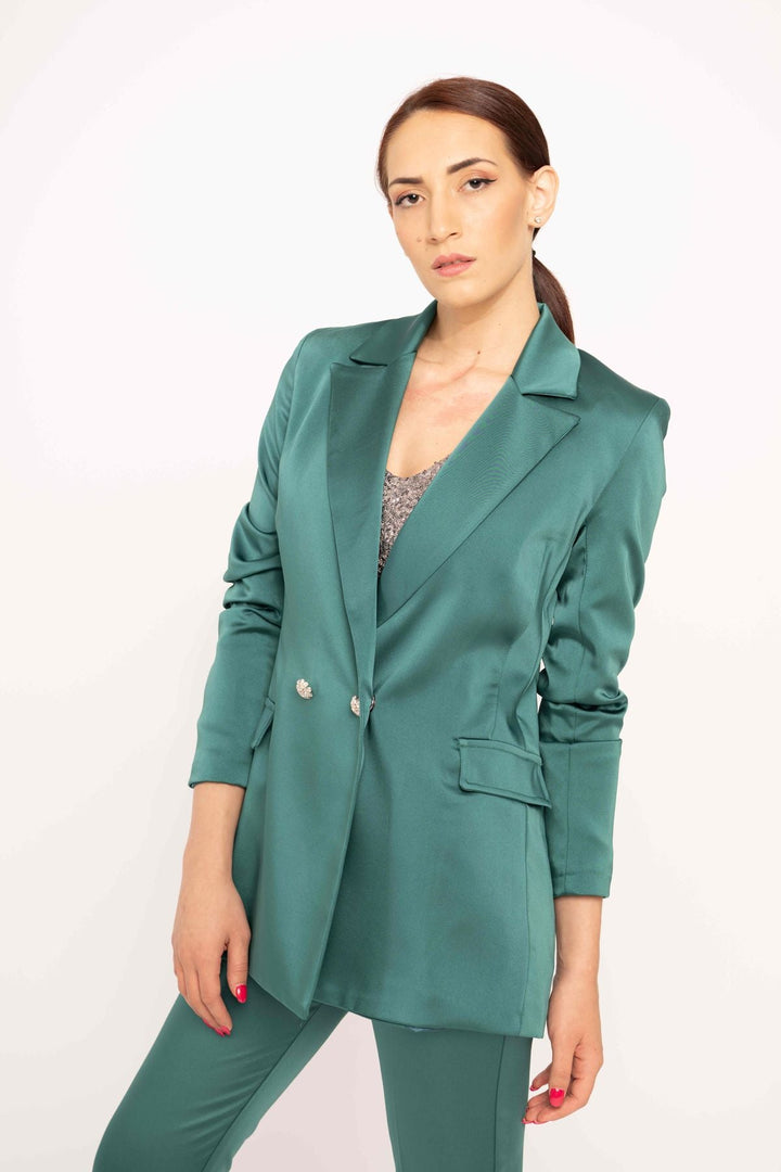 Tailleur in raso-Rinascimento - Taxi Bleu Moda Donna - 2000000041148